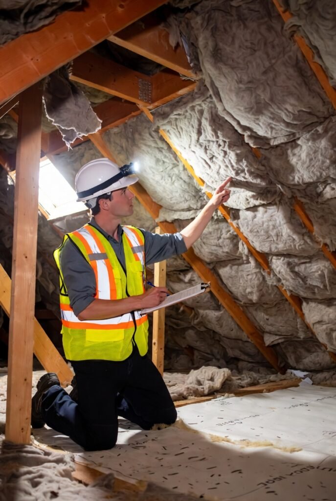 Scope lock checklist for attic insulation contractor quotes including R-value, sealing, baffles, hatch, and verification