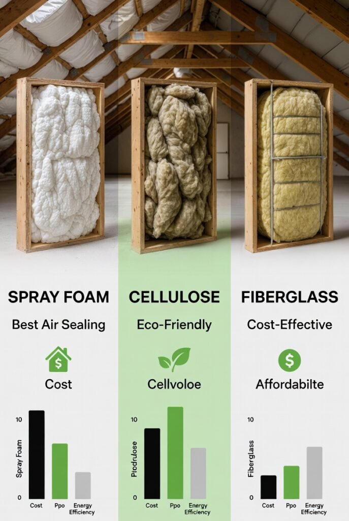 Best Insulation Material for Attic