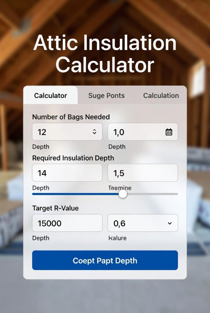 Attic Insulation Calculator: